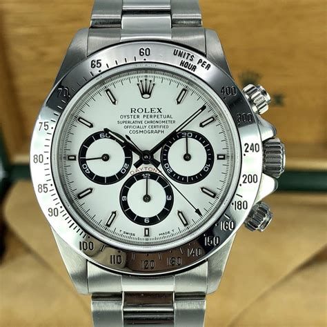 rolex 16520 white dial|Rolex zenith 16520 price.